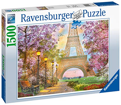 Ravensburger Puzzle Paris Amore A Parigi Puzzle 1500 Pezzi Relax Puzzles Da Adulti Dimensione 80x60 Cm Stampa Di Alta Qualita Travel Viaggi 0 0