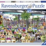 Ravensburger Puzzle Puzzle 1000 Pezzi Amsterdam Flower Market Puzzle Per Adulti Puzzle Amsterdam Puzzle Ravensburger Stampa Di Alta Qualita 0