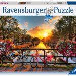 Ravensburger Puzzle Puzzle 1000 Pezzi Biciclette Ad Amsterdam Puzzle Per Adulti Puzzle Amsterdam Puzzle Ravensburger Stampa Di Alta Qualita 0