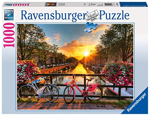 Ravensburger Puzzle Puzzle 1000 Pezzi Biciclette Ad Amsterdam Puzzle Per Adulti Puzzle Amsterdam Puzzle Ravensburger Stampa Di Alta Qualita 0