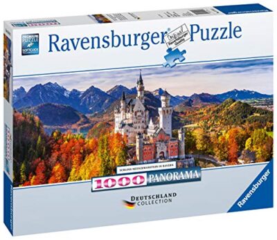 Ravensburger Puzzle Puzzle 1000 Pezzi Castello Di Neuschwanstein Formato Panorama Puzzle Per Adulti Collezione Germania Puzzle Ravensburger Stampa Di Alta Qualita 0 0