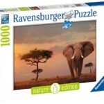 Ravensburger Puzzle Puzzle 1000 Pezzi Elefante Del Masai Mara Puzzle Per Adulti Nature Edition Puzzle Paesaggi Puzzle Ravensburger Stampa Di Alta Qualita 0 0