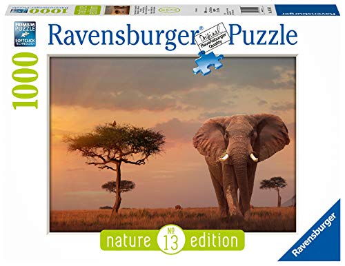 Ravensburger Puzzle Puzzle 1000 Pezzi Elefante Del Masai Mara Puzzle Per Adulti Nature Edition Puzzle Paesaggi Puzzle Ravensburger Stampa Di Alta Qualita 0