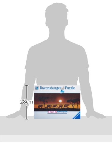 Ravensburger Puzzle Puzzle 1000 Pezzi Elefanti Nella Savana Formato Panorama Puzzle Per Adulti Puzzle Animali Puzzle Ravensburger Stampa Di Alta Qualita 0 3