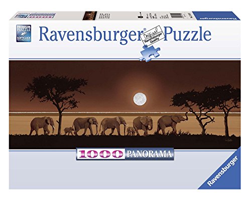 Heye Puzzle Panoramico Elefante 1000 Pezzi – Multicolore, 29287, Per Adulti