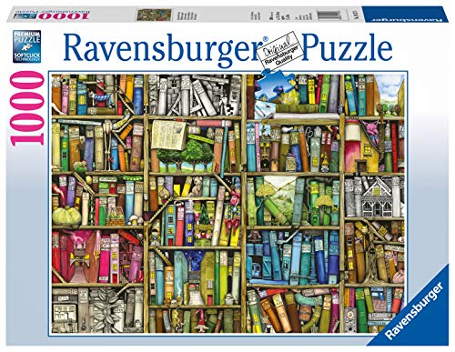 Ravensburger Puzzle Puzzle 1000 Pezzi La Libreria Bizzarra Di Colin Thompson Jigsaw Puzzle Per Adulti Puzzle Ravensburger Stampa Di Alta Qualita 0