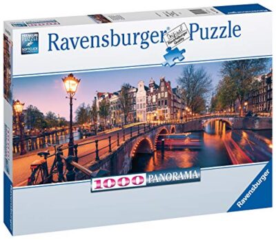 Ravensburger Puzzle Puzzle 1000 Pezzi Luci Ad Amsterdam Formato Panorama Puzzle Per Adulti Puzzle Amsterdam Puzzle Ravensburger Stampa Di Alta Qualita 0 0