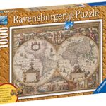 Ravensburger Puzzle Puzzle 1000 Pezzi Mappamondo Antico Puzzle Per Adulti Puzzle Effetto Legno Puzzle Mondo Puzzle Ravensburger Stampa Di Alta Qualita 0 0