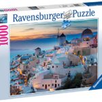 Ravensburger Puzzle Puzzle 1000 Pezzi Serata A Santorini Puzzle Per Adulti Puzzle Mare Puzzle Ravensburger Stampa Di Alta Qualita 0 0