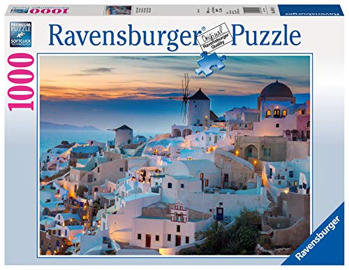 Ravensburger Puzzle Puzzle 1000 Pezzi Serata A Santorini Puzzle Per Adulti Puzzle Mare Puzzle Ravensburger Stampa Di Alta Qualita 0