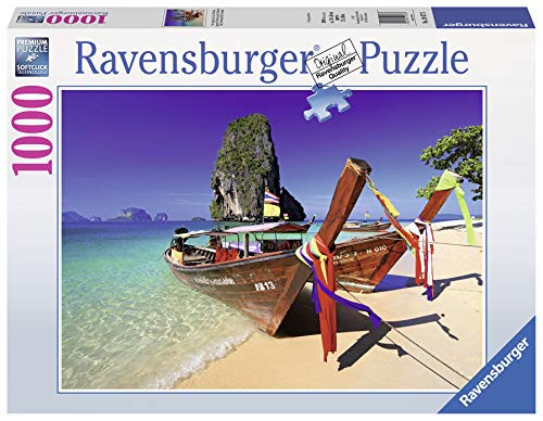 Ravensburger Puzzle Puzzle 1000 Pezzi Spiaggia Phra Nang Krabi Thailandia Puzzle Paesaggi Puzzle Per Adulti Puzzle Ravensburger Stampa Di Alta Qualita 0 0