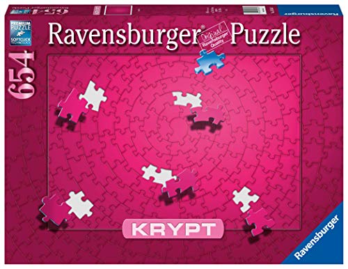 Ravensburger Puzzle Puzzle Krypt 654 Pezzi Puzzle Per Adulti Puzzle Rosa Monocromo A Spirale Puzzle Impossibili Puzzle Ravensburger Stampa Di Alta Qualita 0