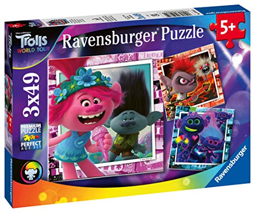 Ravensburger Puzzle Trolls 2 Giro Del Mondo Puzzle 3x49 Cm 05081 9 0 0