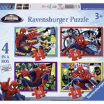 Ravensburger Puzzle Ultimate Spider Man 4 Puzzle In A Box 12 16 20 24 Pezzi Puzzle Per Bambini Puzzle Spiderman Eta Consigliata 3 Anni 0