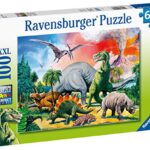 Ravensburger Puzzle Per Bambini 100 Pezzi Dinosauri Dimensione Puzzle 49x36 Cm Puzzle Per Bambini A Partire Dai 6 Anni 4005556109579 0 0