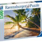 Ravensburger Spiaggia Segreta Puzzle 1500 Pezzi Relax Puzzles Da Adulti Dimensione 80x60 Cm Stampa Di Alta Qualita Travel Viaggi 0 0