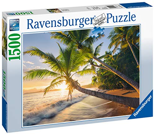 Ravensburger Spiaggia Segreta Puzzle 1500 Pezzi Relax Puzzles Da Adulti Dimensione 80x60 Cm Stampa Di Alta Qualita Travel Viaggi 0 0