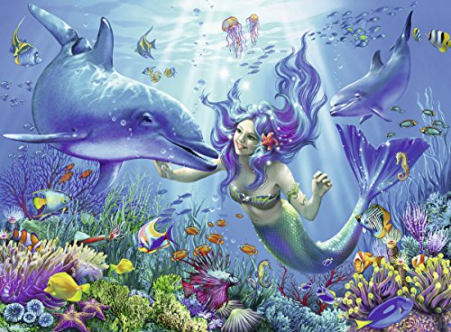 Ravensburger Spieleverlag Leuchtendes Unterwasserparadies 200 Teile Xxl Kinderpuzzle Puzzle Fur Kinder Ab 8 Jahren Leuchtet Im Dunkeln Bambini Colore Verde Tealturchese 136780 0 0