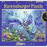 Ravensburger Spieleverlag Leuchtendes Unterwasserparadies 200 Teile Xxl Kinderpuzzle Puzzle Fur Kinder Ab 8 Jahren Leuchtet Im Dunkeln Bambini Colore Verde Tealturchese 136780 0