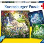 Ravensburger Unicorni Puzzle 3x49 Pezzi Multicolore 9291 0