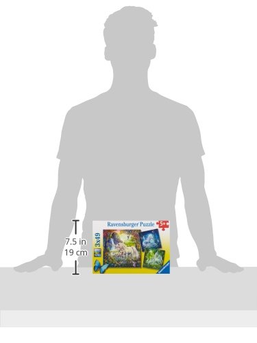 Ravensburger Unicorni Puzzle 3x49 Pezzi Multicolore 9291 0 3