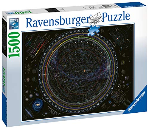 Ravensburger Universo Mappa Stellare Sistema Planetario Stelle Astrologia Puzzle 1500 Pezzi Relax Puzzles Da Adulti Dimensione 80x60 Cm Stampa Di Alta Qualita 0 0