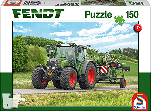 Schmidt Puzzle 211 Vario Con Spandi Voltafieno Fendt Twister 150 Pezzi 56257 0