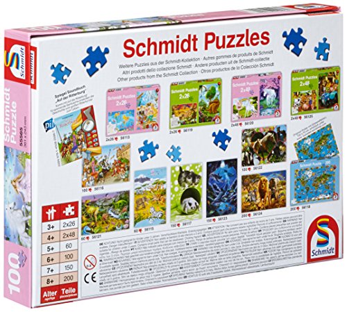 Schmidt Spiele 55565 Principessa Degli Unicorni Puzzle Da 100 Pezzi 0 0