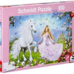 Schmidt Spiele 55565 Principessa Degli Unicorni Puzzle Da 100 Pezzi 0