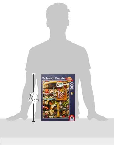 Schmidt Spiele 58588 - Puzzle 1000 Pezzi Premium: Omaggio A SpongeBob - Dimensioni 69,3x49,3 Cm