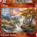 Schmidt Spiele 59486 Puzzle Thomas Kinkade Disney Bambi 1000 Pezzi Multicolore 59486 0