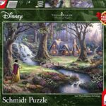 Schmidt Spiele Disney Blanche Neige 59485 Puzzle Thomas Kinkade Biancaneve 1000 Pezzi Multicolore 693 X 493 Mm 59485 0