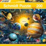Schmidt Spiele Il Nostro Sistema Solare Puzzle Da 200 Pezzi Per Bambini Multicolore 56308 0