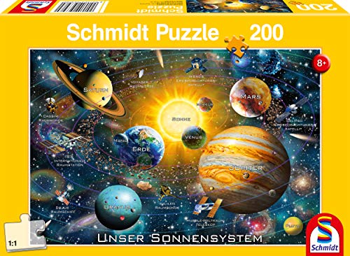 Schmidt Spiele Il Nostro Sistema Solare Puzzle Da 200 Pezzi Per Bambini Multicolore 56308 0