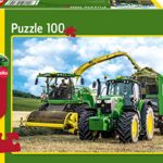 Schmidt Spiele John Deere 6195m Puzzle Da 100 Pezzi Con Trattore Siku Multicolore 56315 0