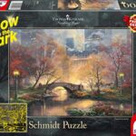 Schmidt Spiele Thomas Kinkade Central Park In Autunno Glow In The Dark Puzzle Da 1000 Pezzi Multicolore 59496 0
