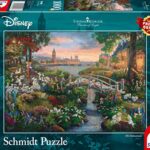Schmidt Spiele Thomas Kinkade Disney 101 Dalmata Puzzle 1000 Pezzi Multicolore 59489 0
