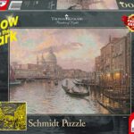 Schmidt Spiele Thomas Kinkade Puzzle Da 1000 Pezzi Le Strade Di Venezia Glow In The Dark Multicolore 59499 0