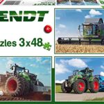 Schmidt Spiele Traktor 3 X 48 Kinderpuzzle 56221 Puzzle Colore Beige Fendt 1050 724 Vario 6275l 3x48 Teile 56221 0