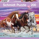 Schmidt Spiele Wildes Trio Cavallo Puzzle Per Bambini 200 Pezzi Multicolore 56356 0