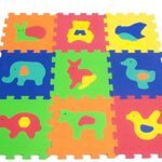 Teorema 72475 Tappeto Puzzle Con Animali Colori Assortiti 9 Pezzi 0 0