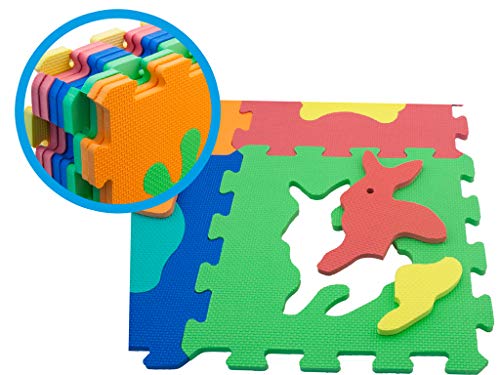 Teorema 72475 Tappeto Puzzle Con Animali Colori Assortiti 9 Pezzi 0 2