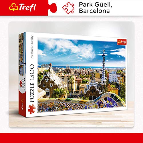 Trefl 26147 1500pcs Puzzle Puzzles Buildings Children Park Guell Barcelona Boygirl 12 Yrs Cardboard 0 0