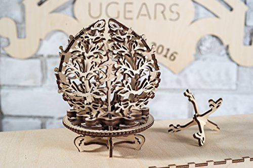 Ugears Il Fiore Puzzle 3d Meccanico Per Bambini E Adulti Set Di Costruzione Meccanica In Legno 0 2