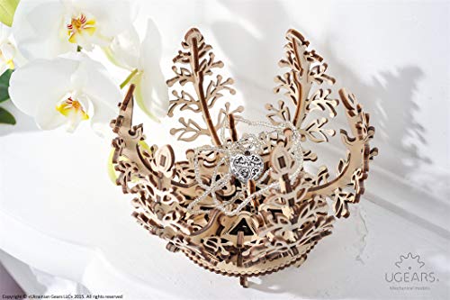 Ugears Il Fiore Puzzle 3d Meccanico Per Bambini E Adulti Set Di Costruzione Meccanica In Legno 0 3