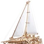 Ugears Trimarano A Vela Merihobus Modello In Legno 3d Puzzle Per Adulti Modello Meccanico Rompicapo Da Costruire Da Collezionare 0