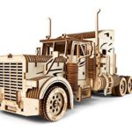 Ugears Vm 03 Camion In Legno Da Montare Modello In Miniature Fai Da Te Con Cabina Per Conducente Ricco Di Dettagli E Funzionante Ecologico Si Assembla Senza Colla Ottima Idea Regalo 0