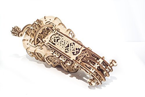 Ugears Ghironda In Legno Strumento Musicale Kit Fai Da Te Da Costruire Per Musica Folk E Moderna Modello Realmente Funzionante Con Manovella E 6 Tasti Adatto A Principianti Idea Regalo Originale 0 0