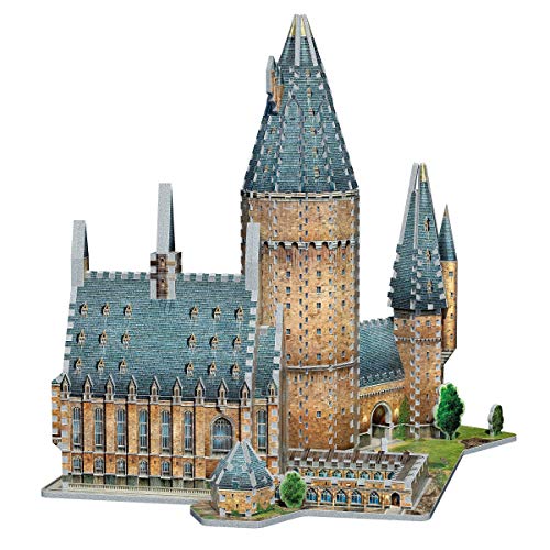 Wrebbit 3d Harry Potter Puzzle 3d Diorama Castello Di Hogwarts Great Hall Sala Grande 850 Pezzi 0 3