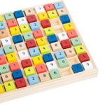 Small Foot 11164 Sudoku Colorato Educare In Legno Con 81 Cubi Numerici Dai Colori Vivaci Per Stupore A Partire Da 6 Anni 0
